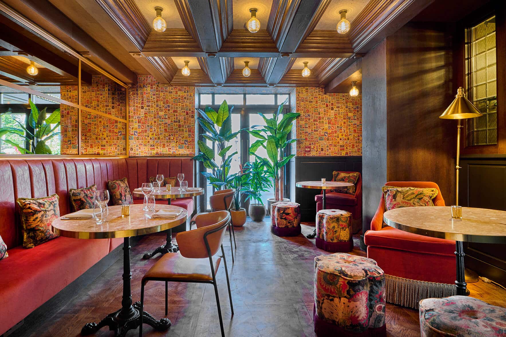 The beautiful interior at Cinnamon Kitchen in Leeds